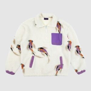 Taylor Swift Speak Now Koi Fish Sherpa Quarter Zip